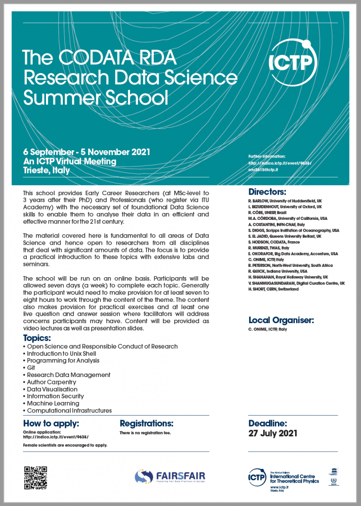 research data science summer school