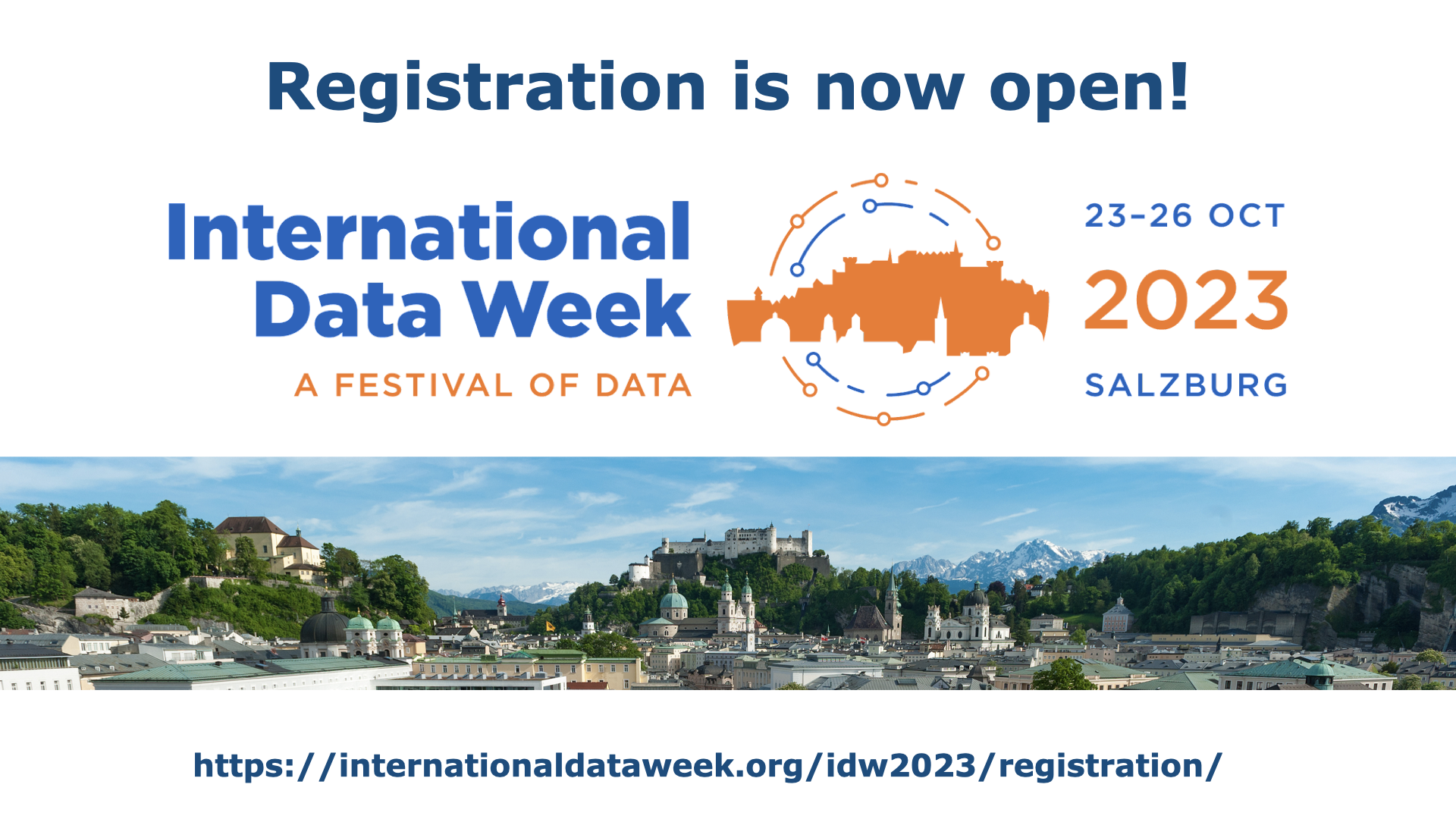 Registration for International Data Week 2023 (and SciDataCon 2023) is ...